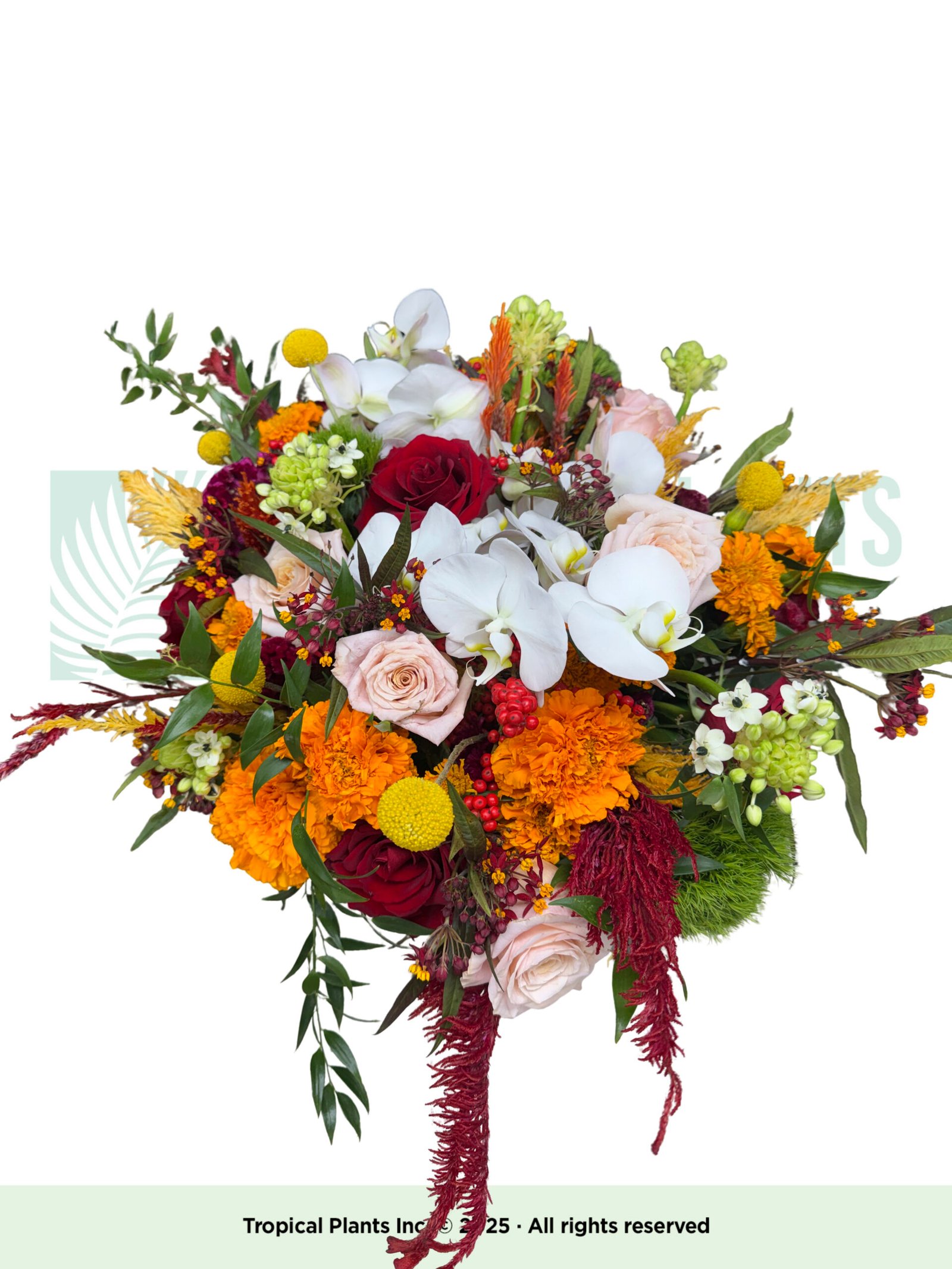 Flower Arrangement in Low Glass